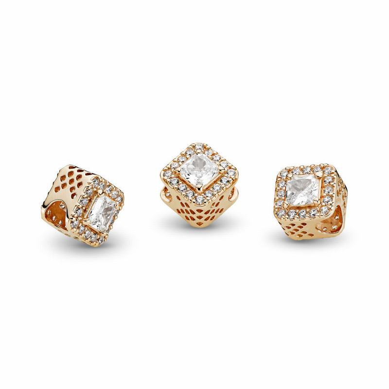 Pandora Geometric Radiance Charm Gold Egypt MU0581342